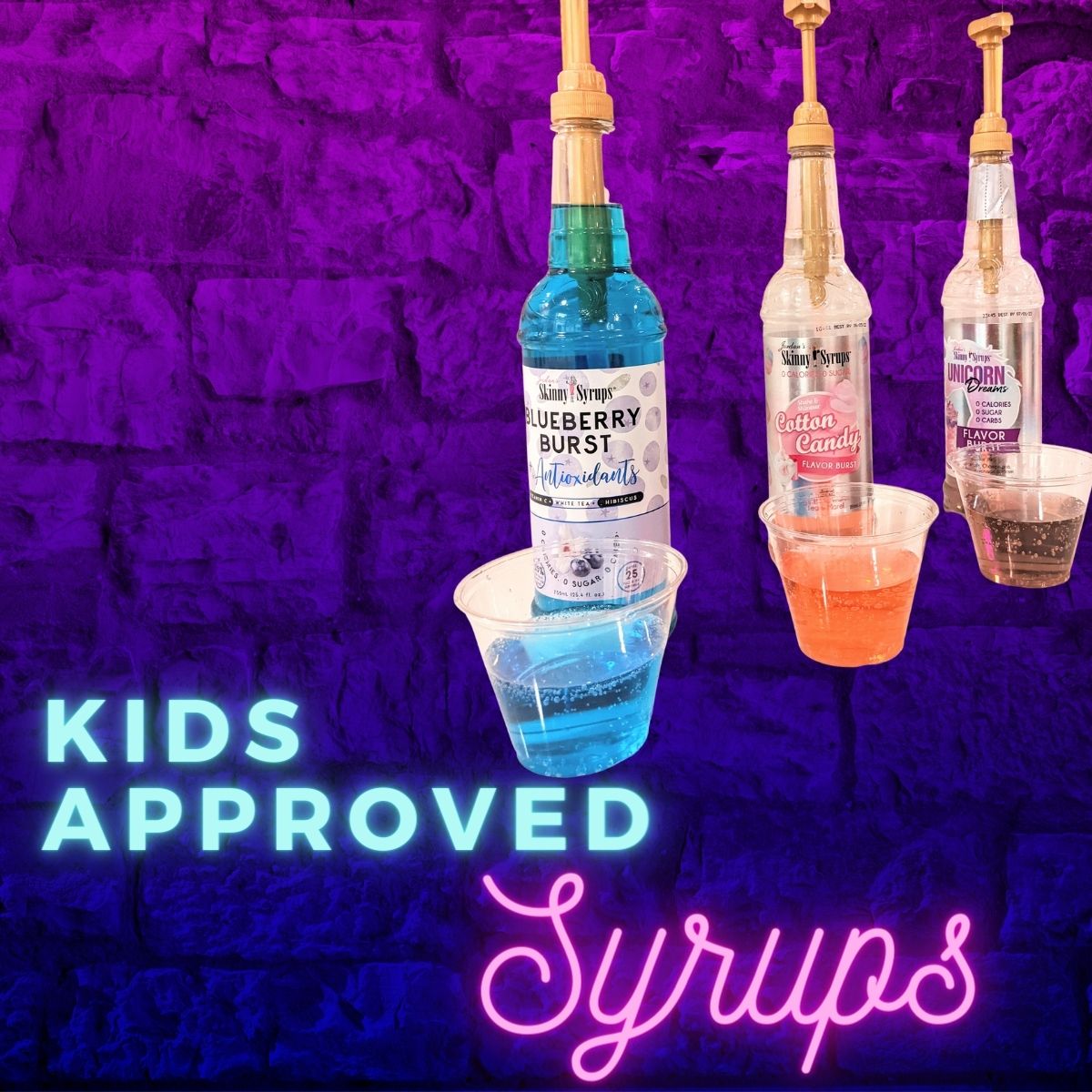 Kids Approved Drinks! Skinny Mixes