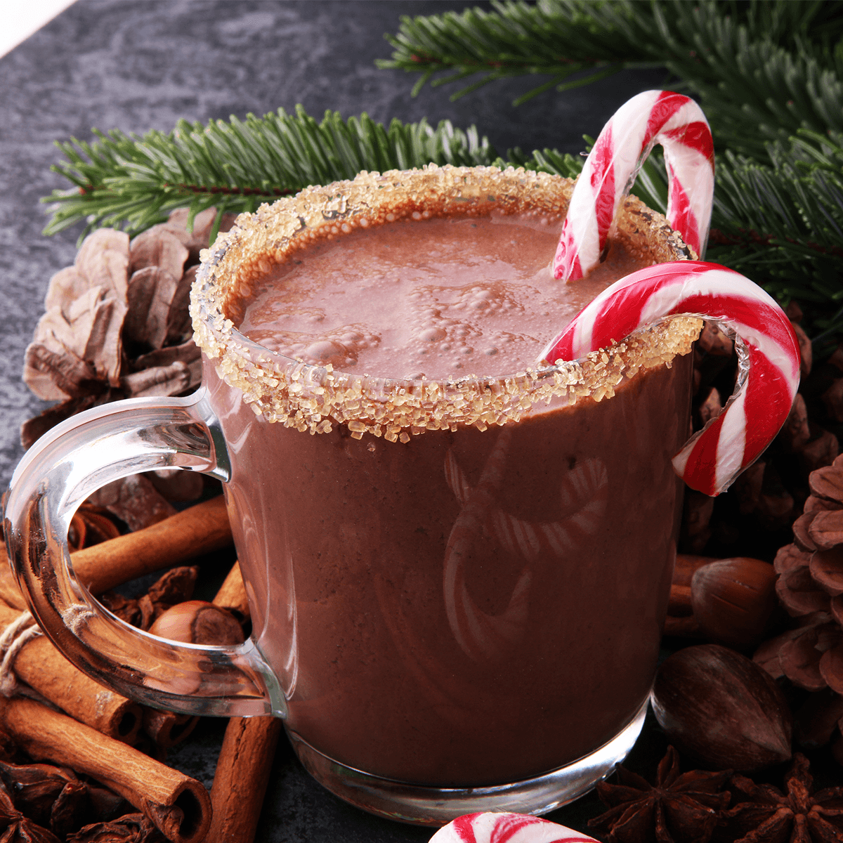 Peppermint Bark Hot Chocolate – Skinny Mixes