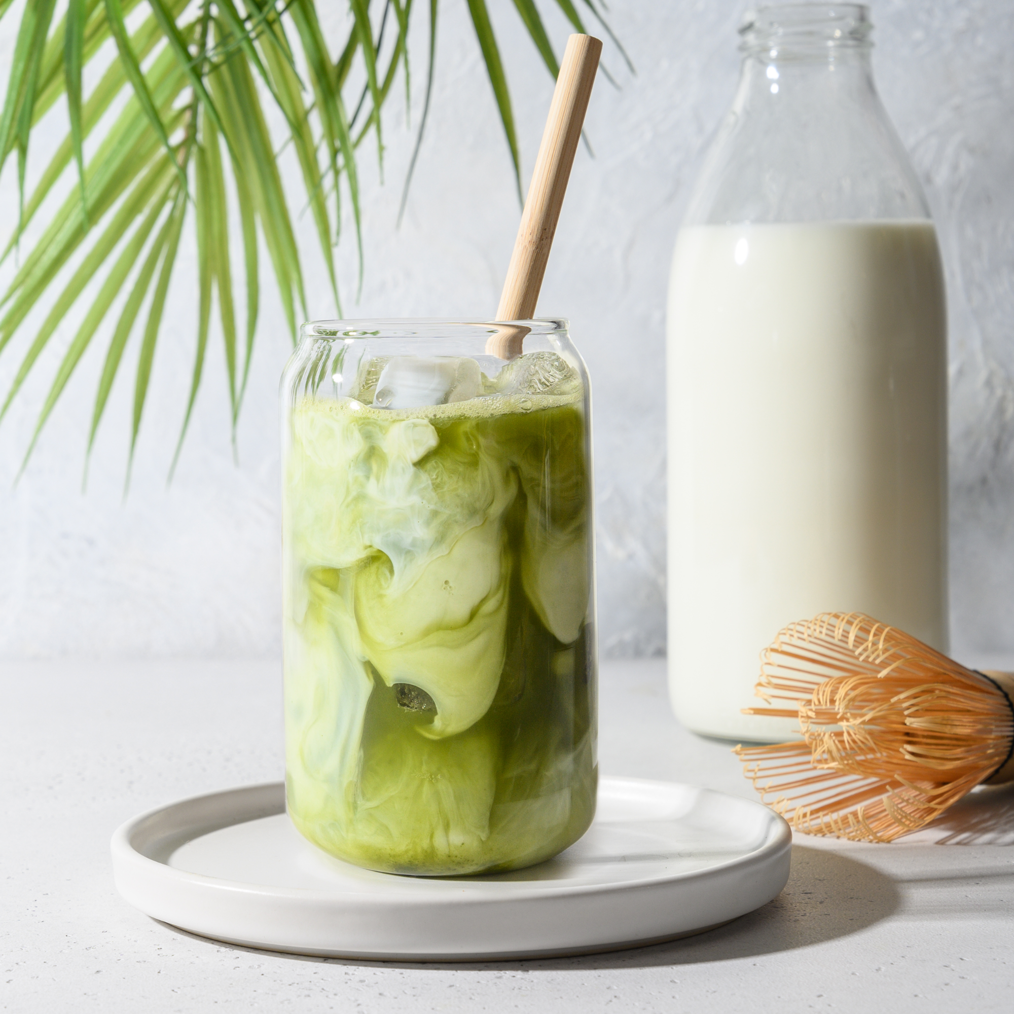 Iced Banana Cream Protein Matcha