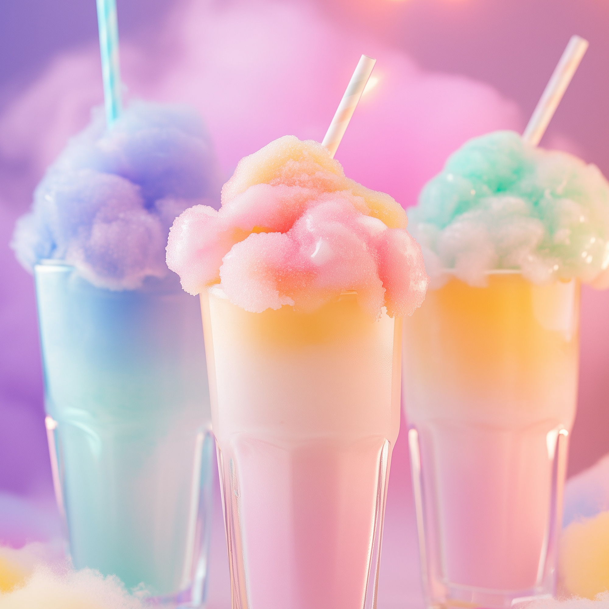 Cosmic Cotton Candy Mocktail