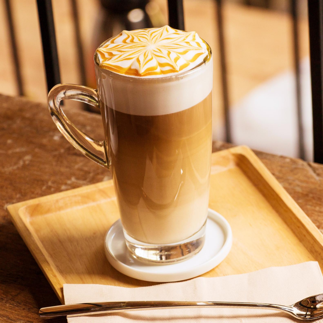 Skinny Iced Vanilla Caramel Breve