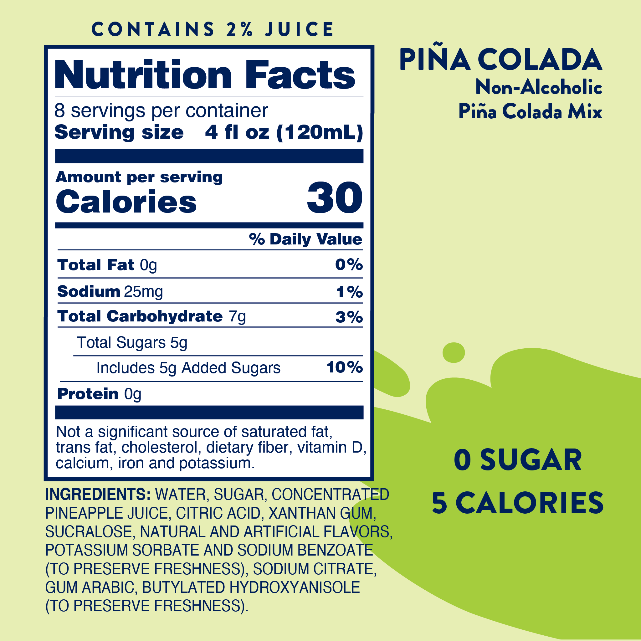 Skinny Pina Colada Mix