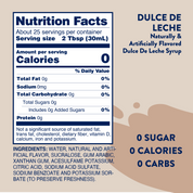 Sugar Free Dulce de Leche Syrup