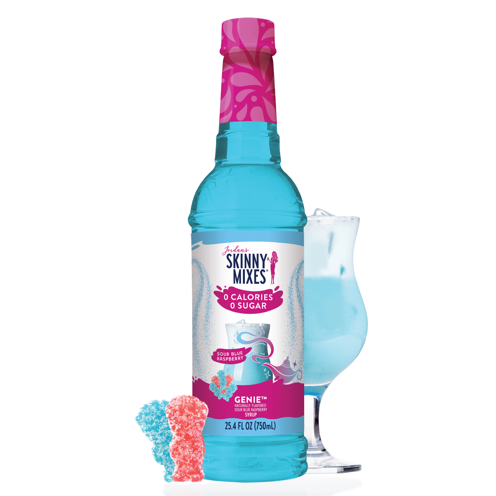 Sugar Free Genie™ Syrup - Sugar Free Sour Blue Raspberry Syrup