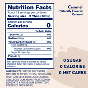 Naturally Sweetened Caramel Syrup - 375ml