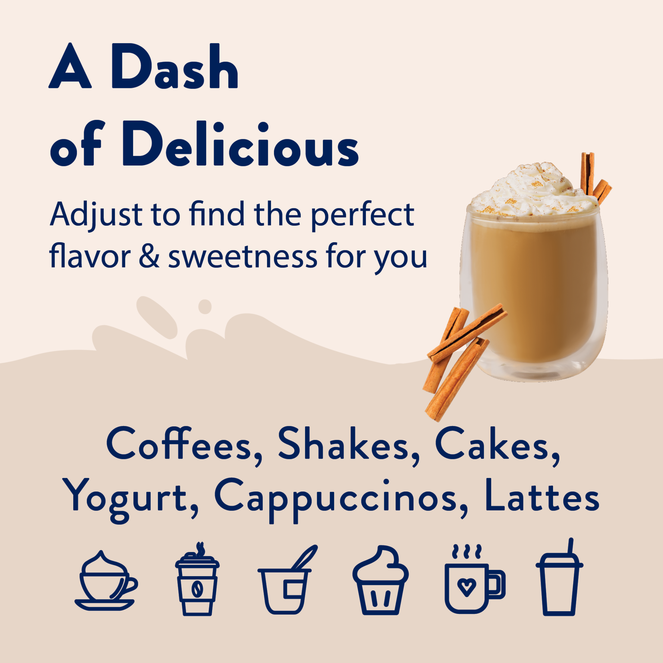 Naturally Sweetened Cinnamon Dolce Syrup - 375ml