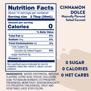 Naturally Sweetened Cinnamon Dolce Syrup - 375ml