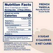 Naturally Sweetened French Vanilla Syrup - 375ml