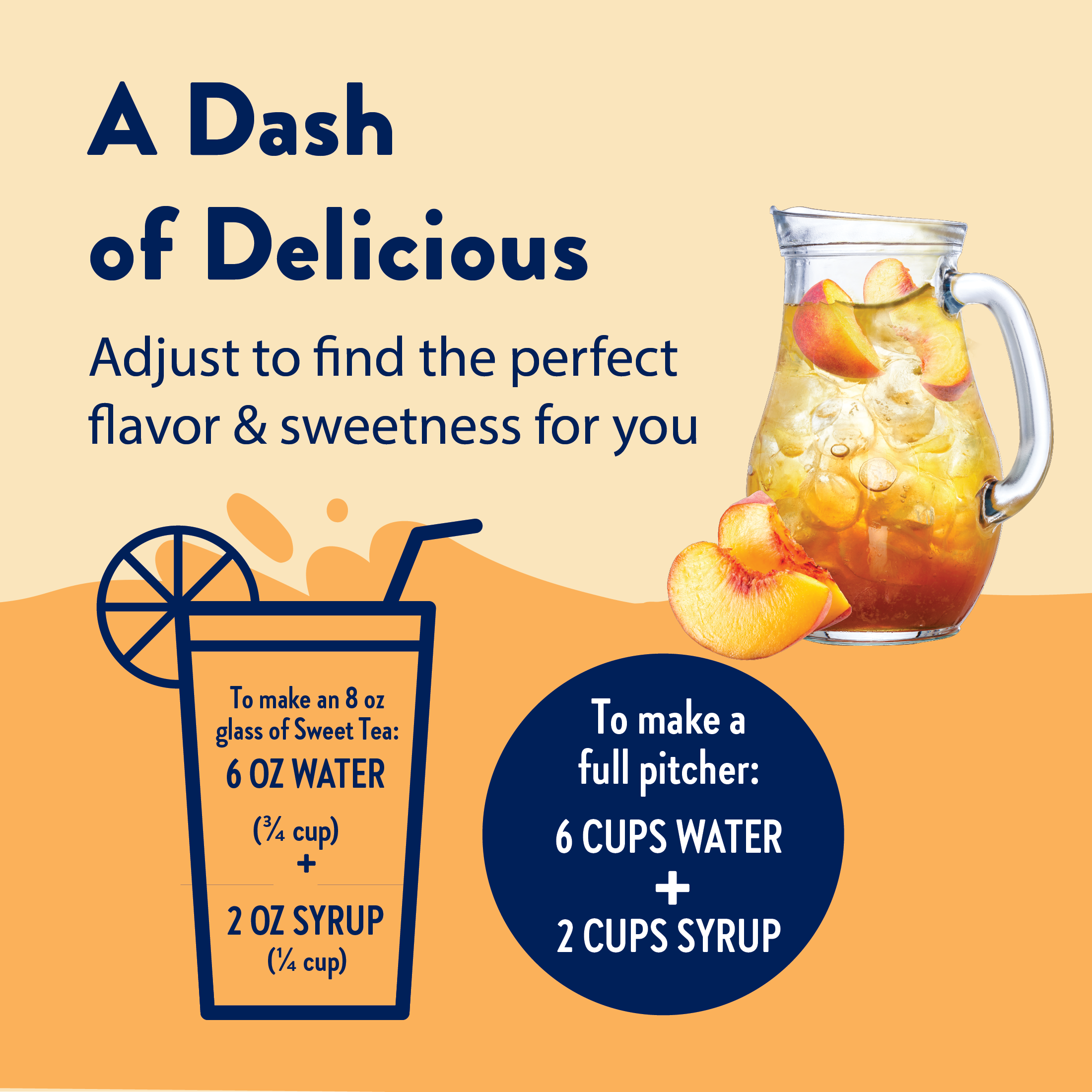 Sugar Free Peach Tea Concentrate
