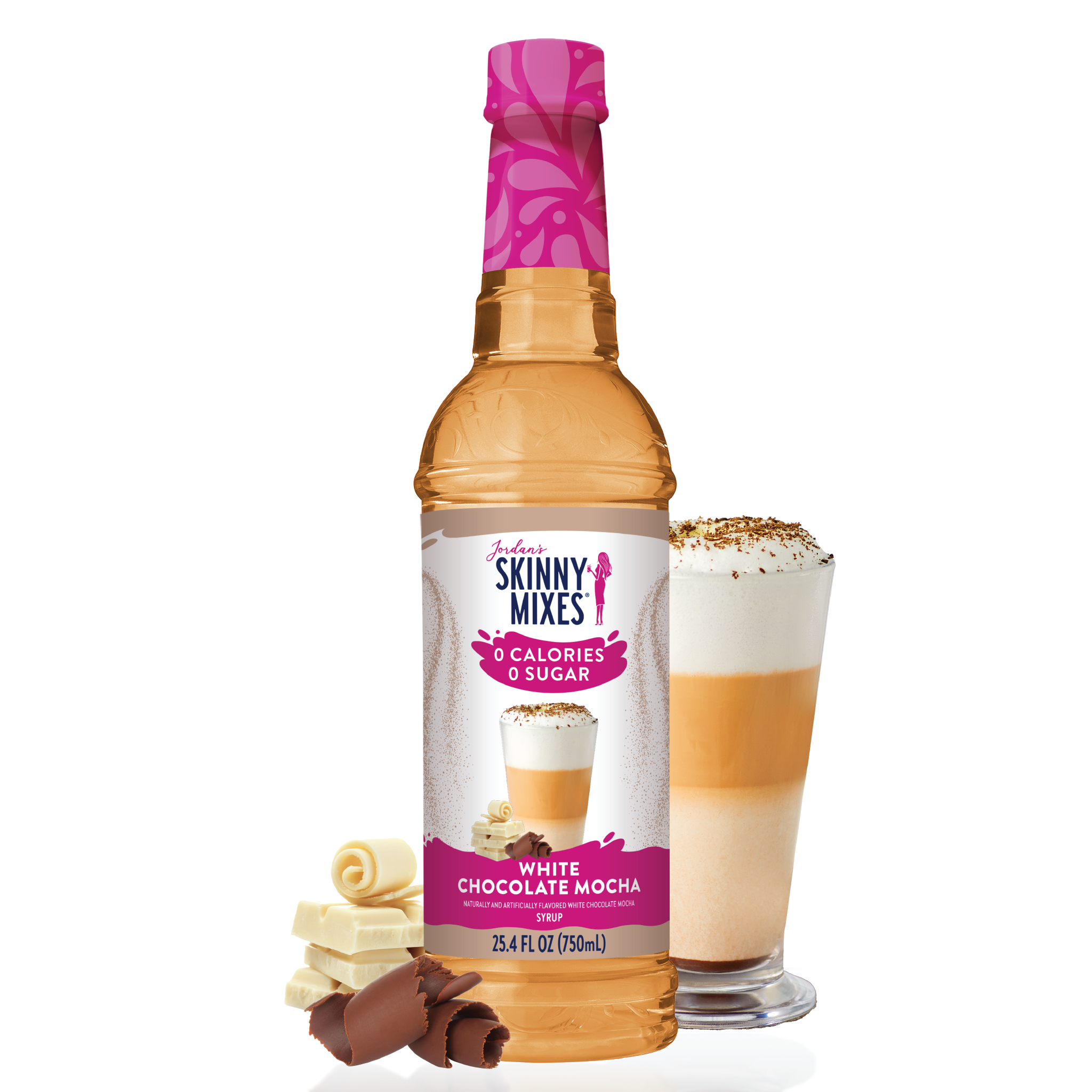 ダイエットドリンク SlimChair Sugar Free White Chocolate Mocha Syrup | Skinny Syrups | Skinny Mixes