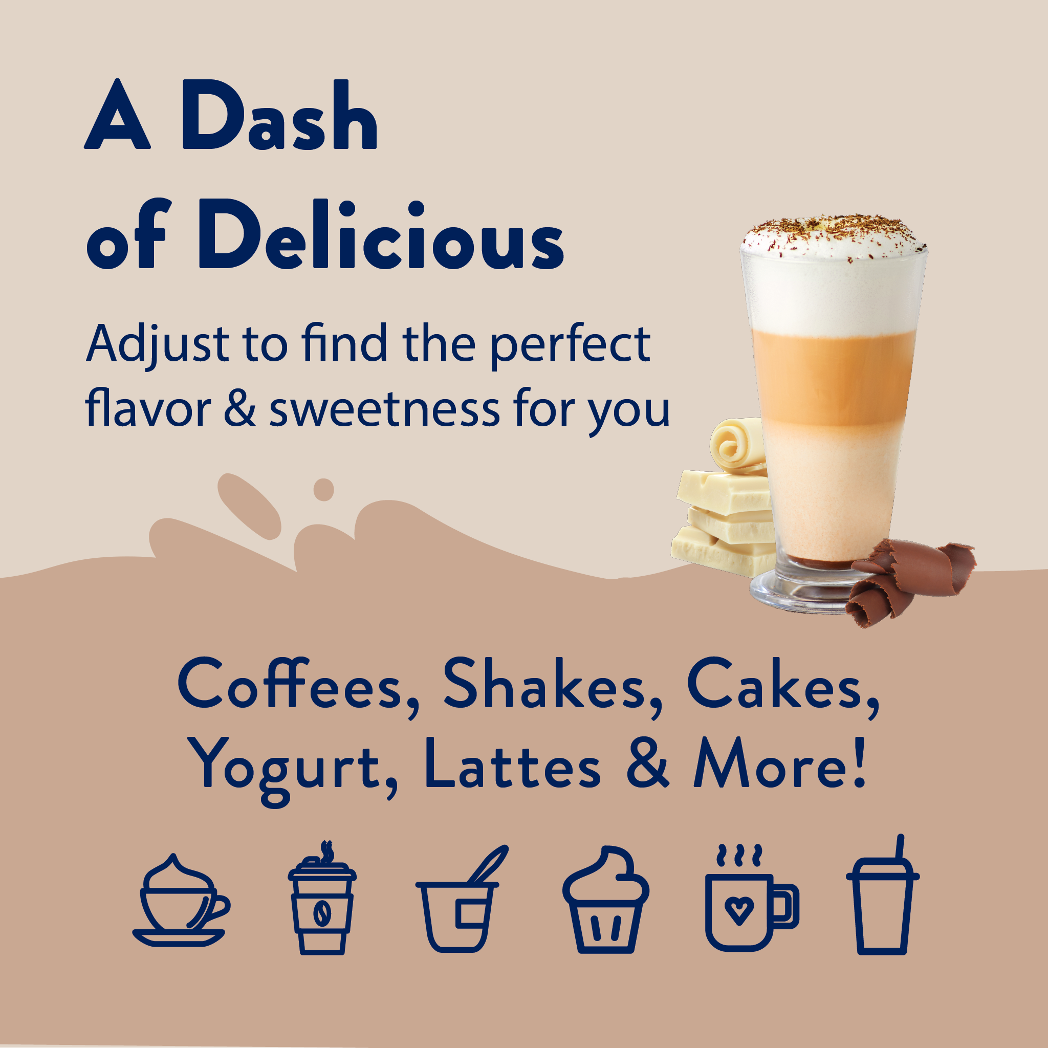 Sugar Free White Chocolate Mocha Syrup