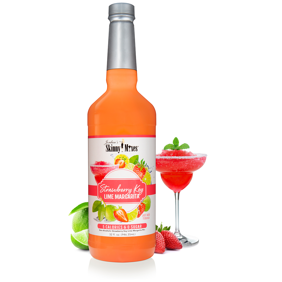 Skinny Strawberry Key Lime Margarita Mix - Skinny Mixes