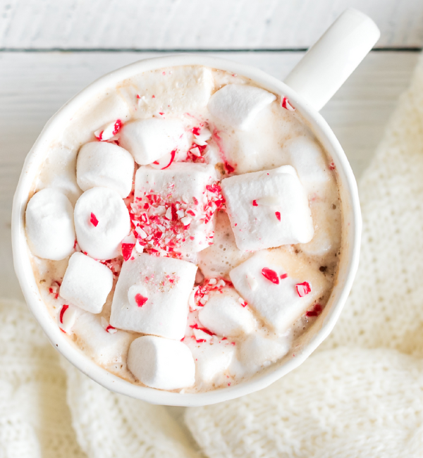 Skinny Peppermint Hot Chocolate