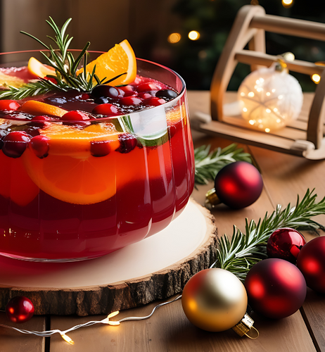 Holiday Glow Punch (Mocktail)