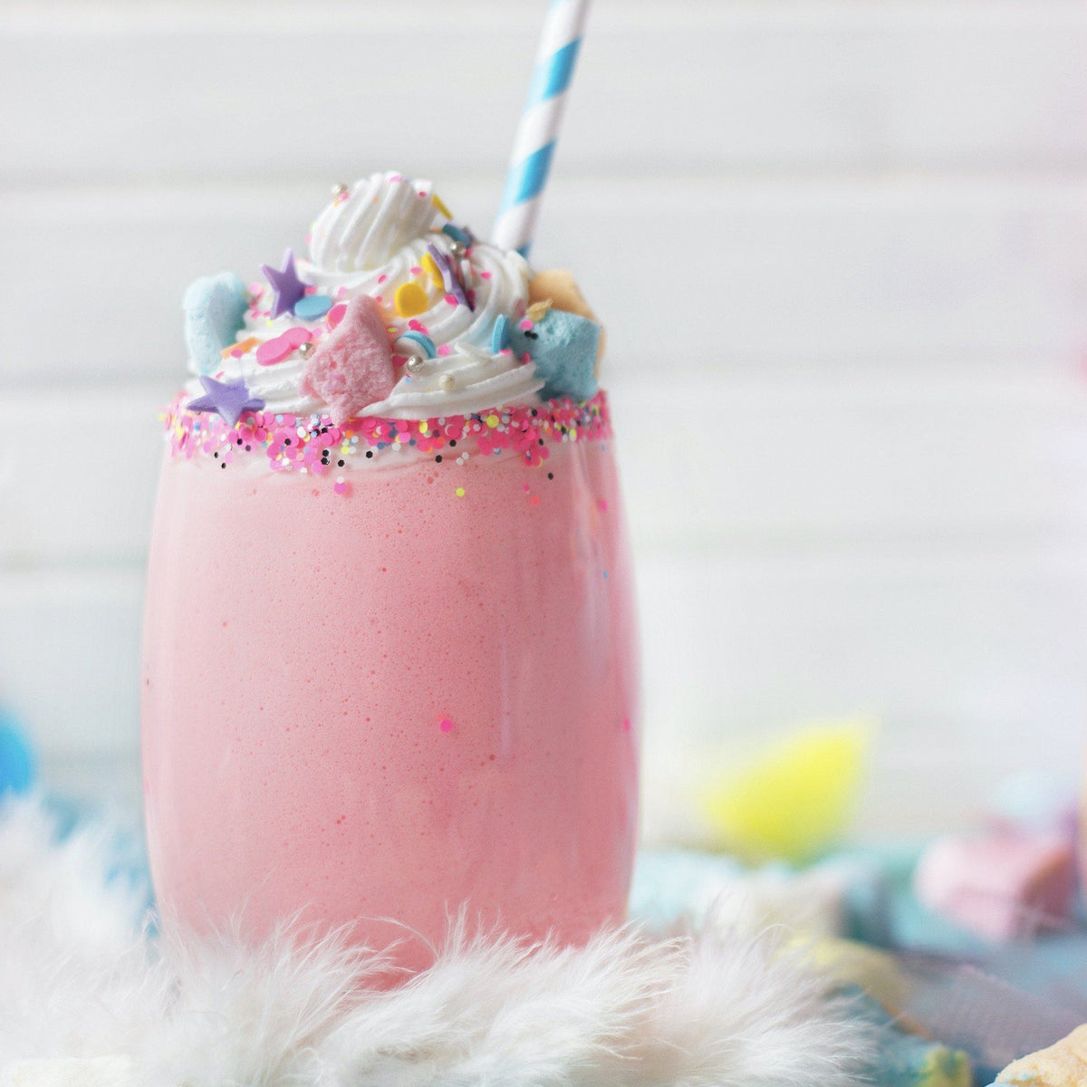 Cotton Candy Milkshake