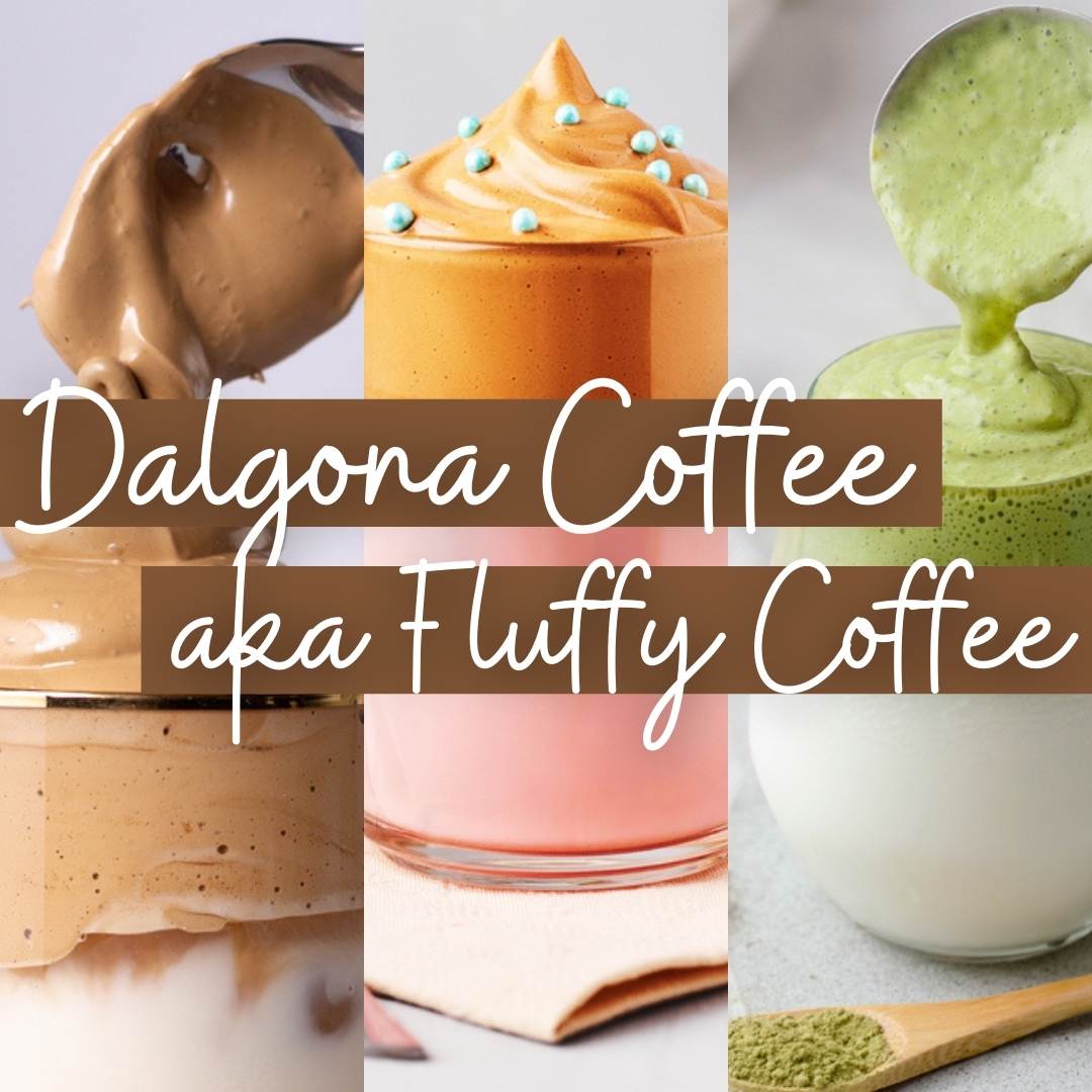 3 Skinny Flavored Dalgona Coffee