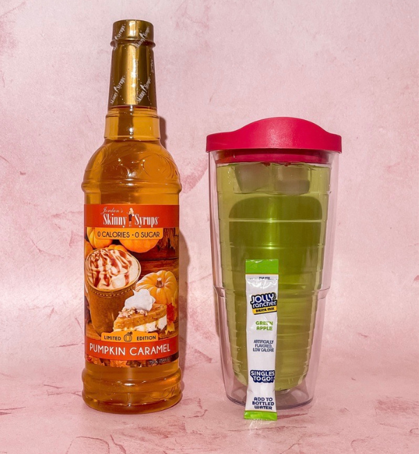Pumpkin Caramel Apple Water