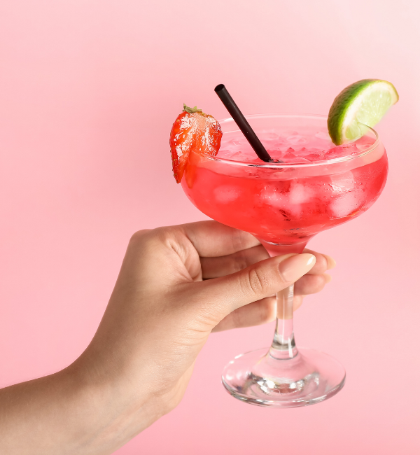 Spiked Strawberry Limeade
