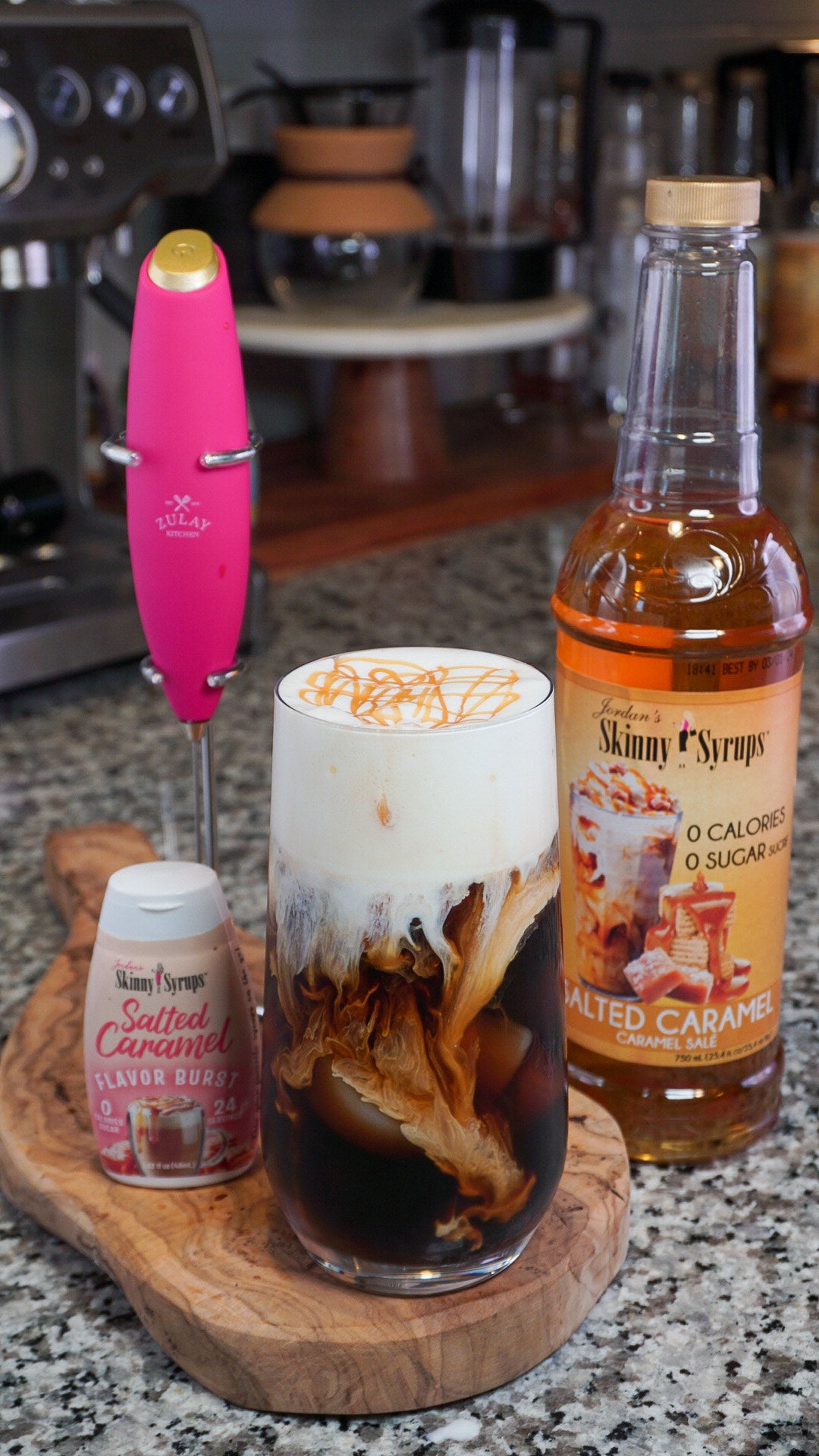 Salted Caramel Cold Foam Cold Brew by The Macrobarista