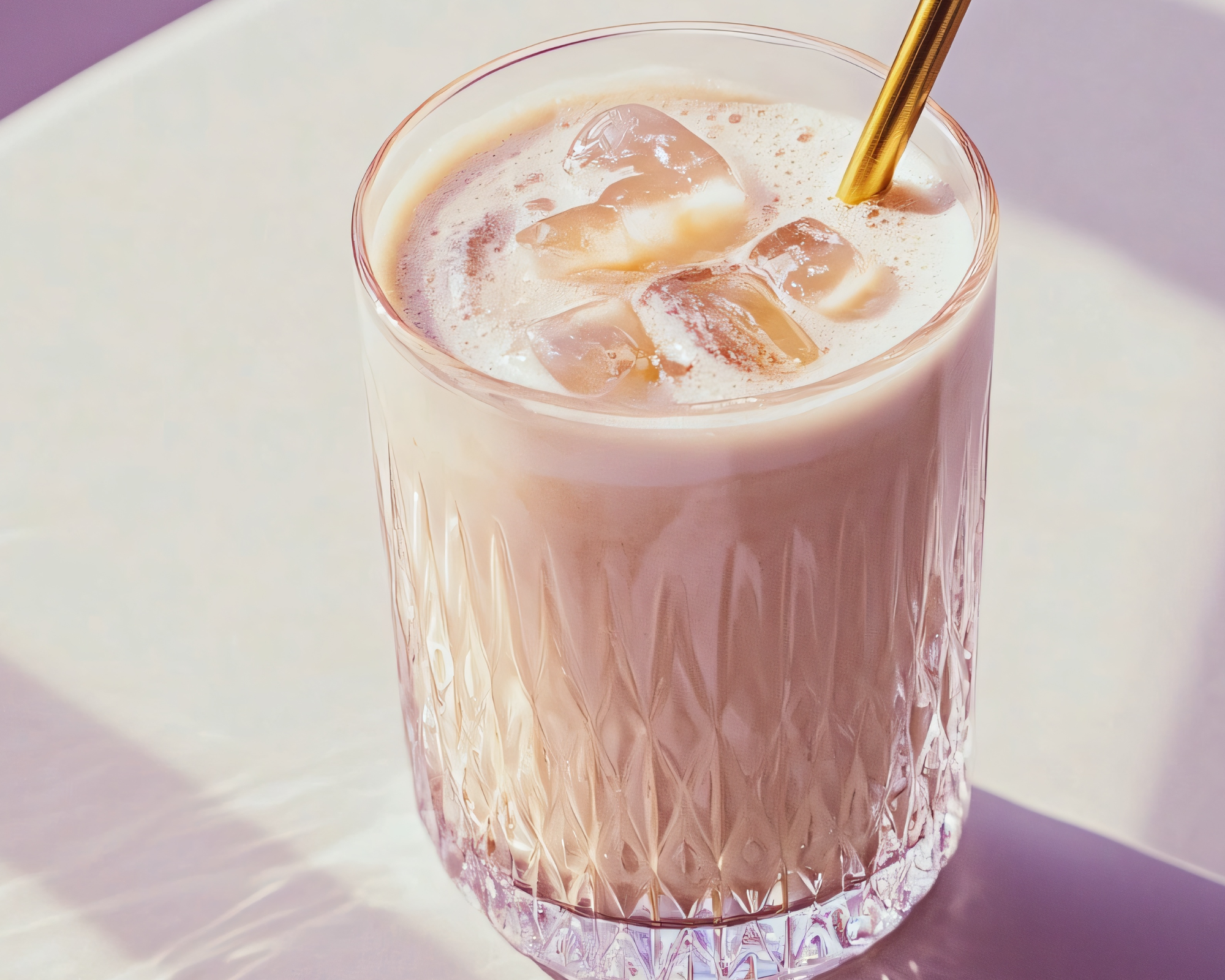 Iced Vanilla Cream Protein Latte