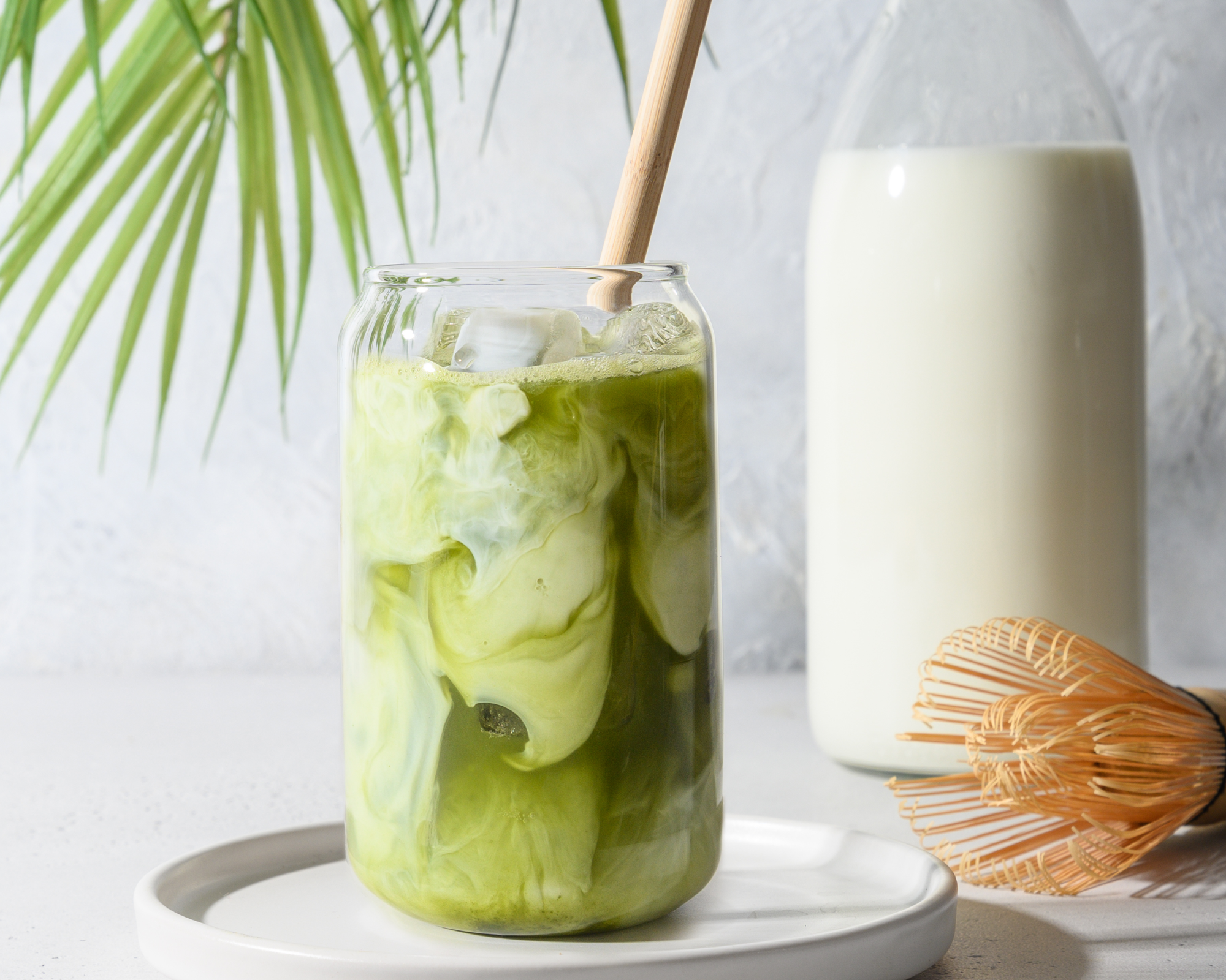 Iced Banana Cream Protein Matcha