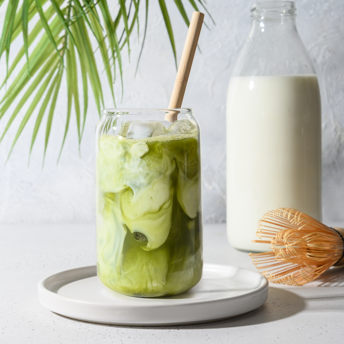 Iced Banana Cream Protein Matcha