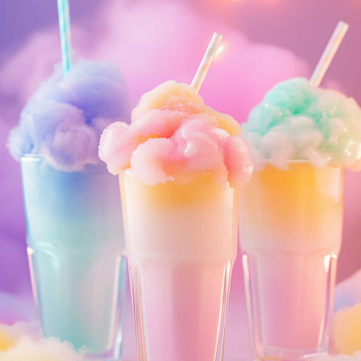 Cosmic Cotton Candy Mocktail