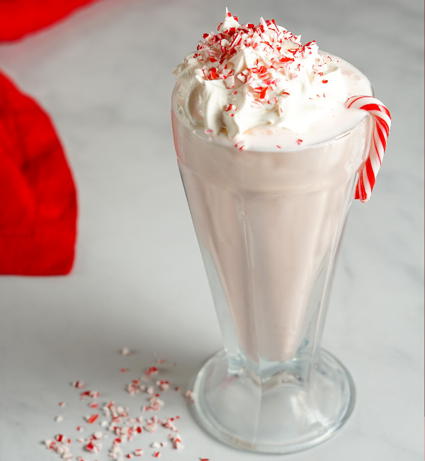 Candy Cane Chocolate Milkshake