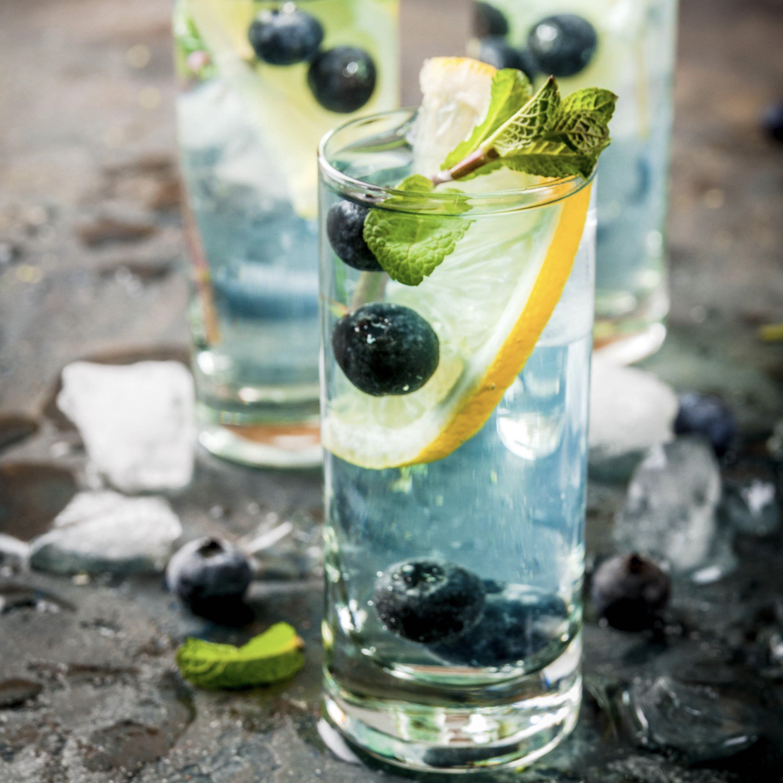 Blueberry Lavender Mojito