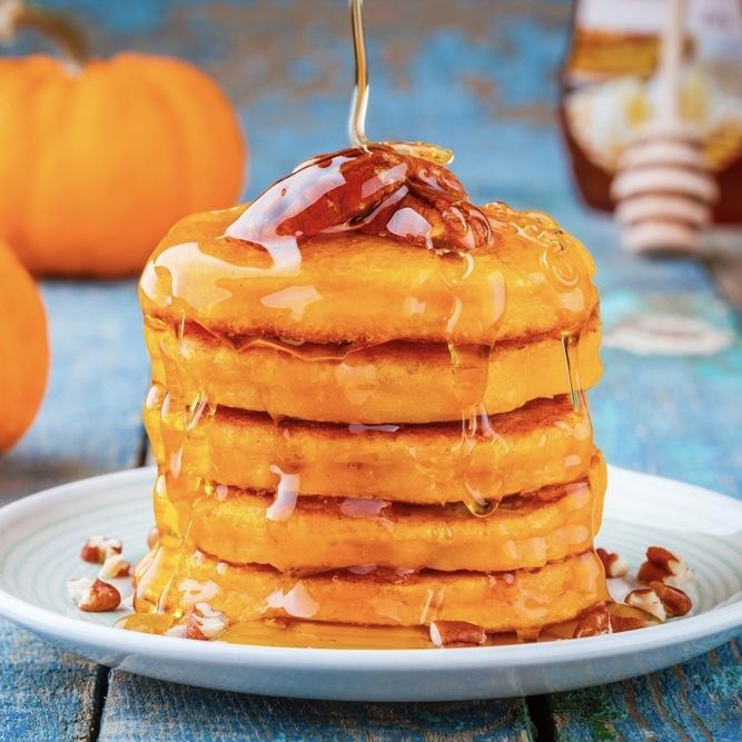 Healthy Skinny Pumpkin Pancakes Recipe