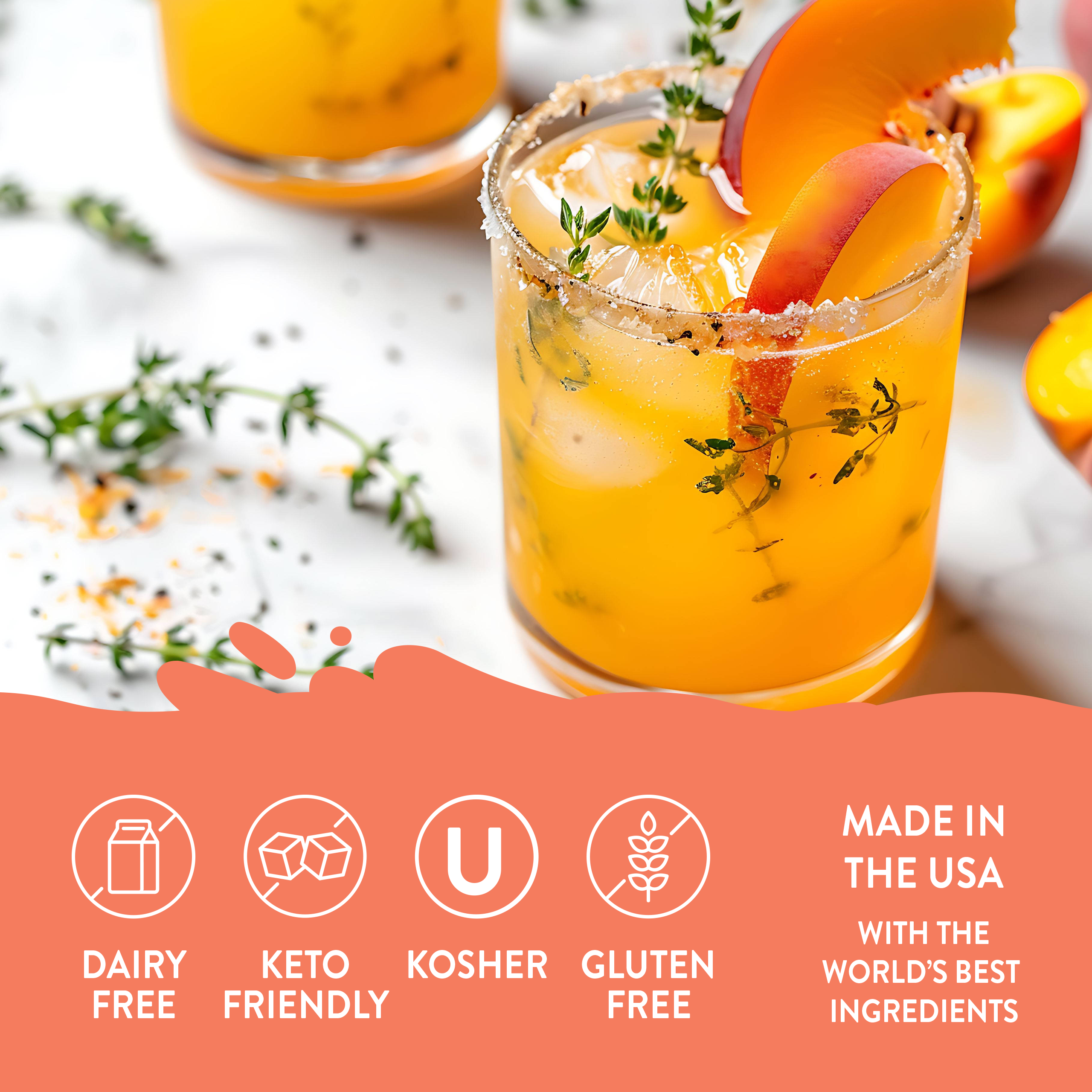 Natural Peach Margarita