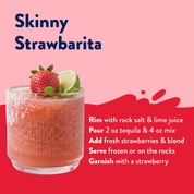 Natural Strawberry Key Lime Margarita