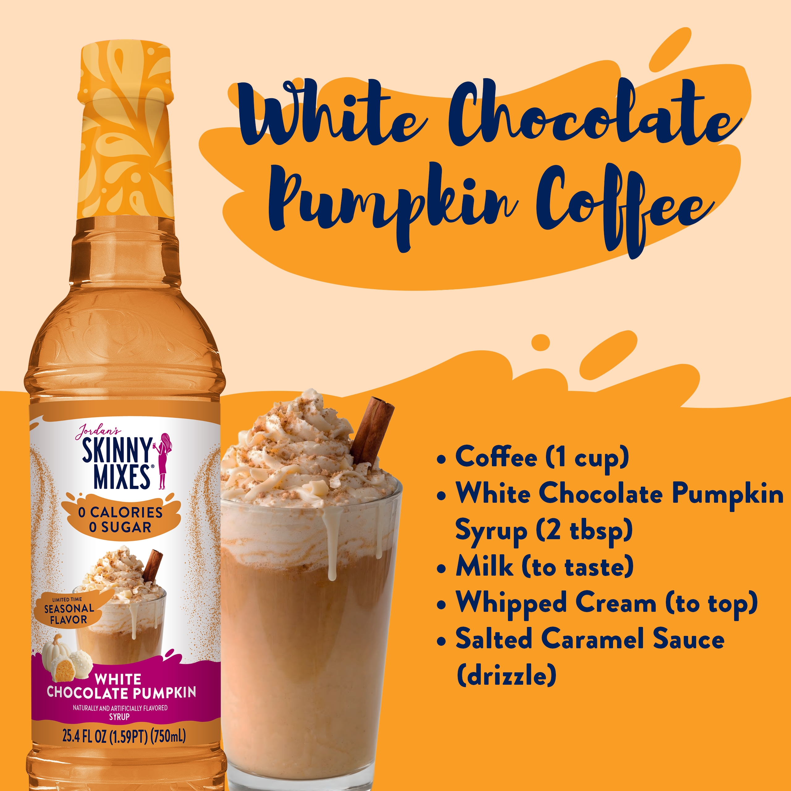 Sugar Free White Chocolate Pumpkin Syrup