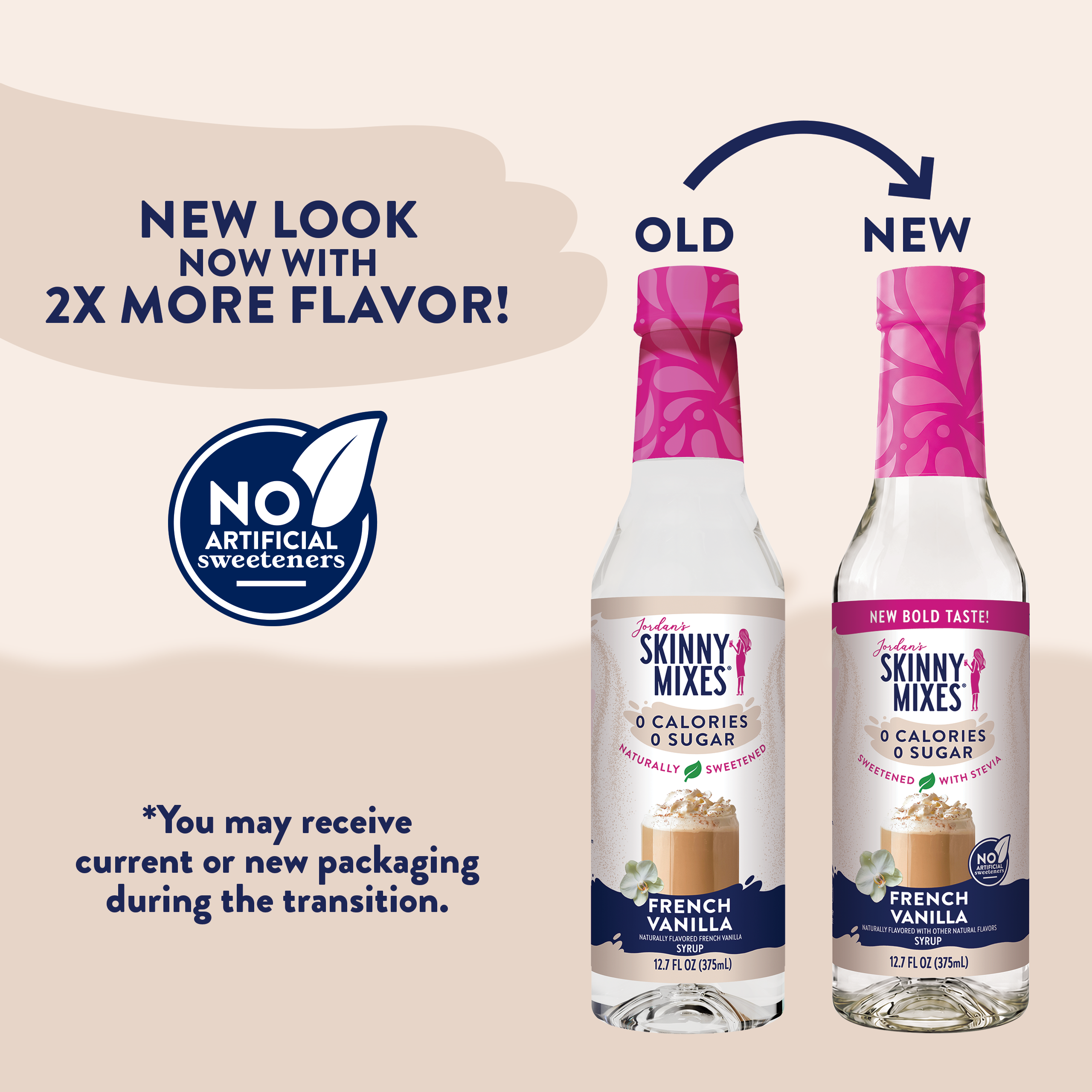 Naturally Sweetened French Vanilla Syrup - 375ml
