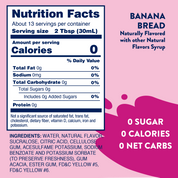 Sugar Free Banana Bread Syrup - 375ml