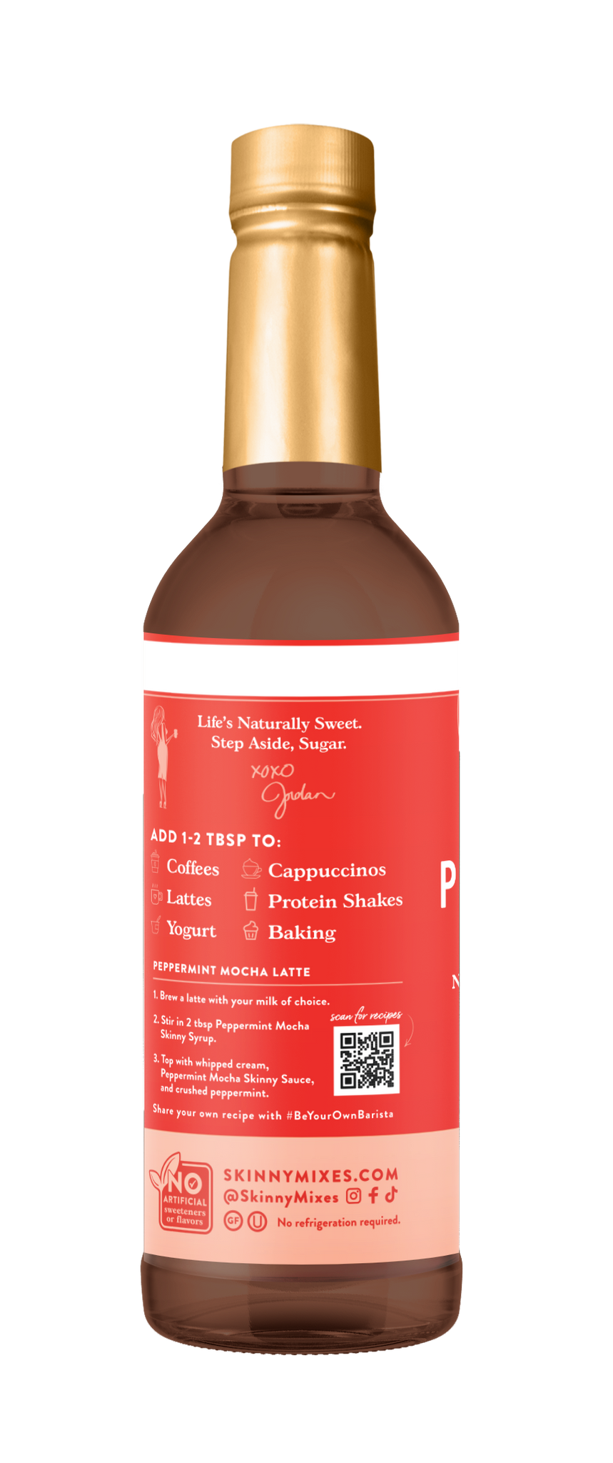 Naturally Sweetened Peppermint Mocha Syrup - 375ml