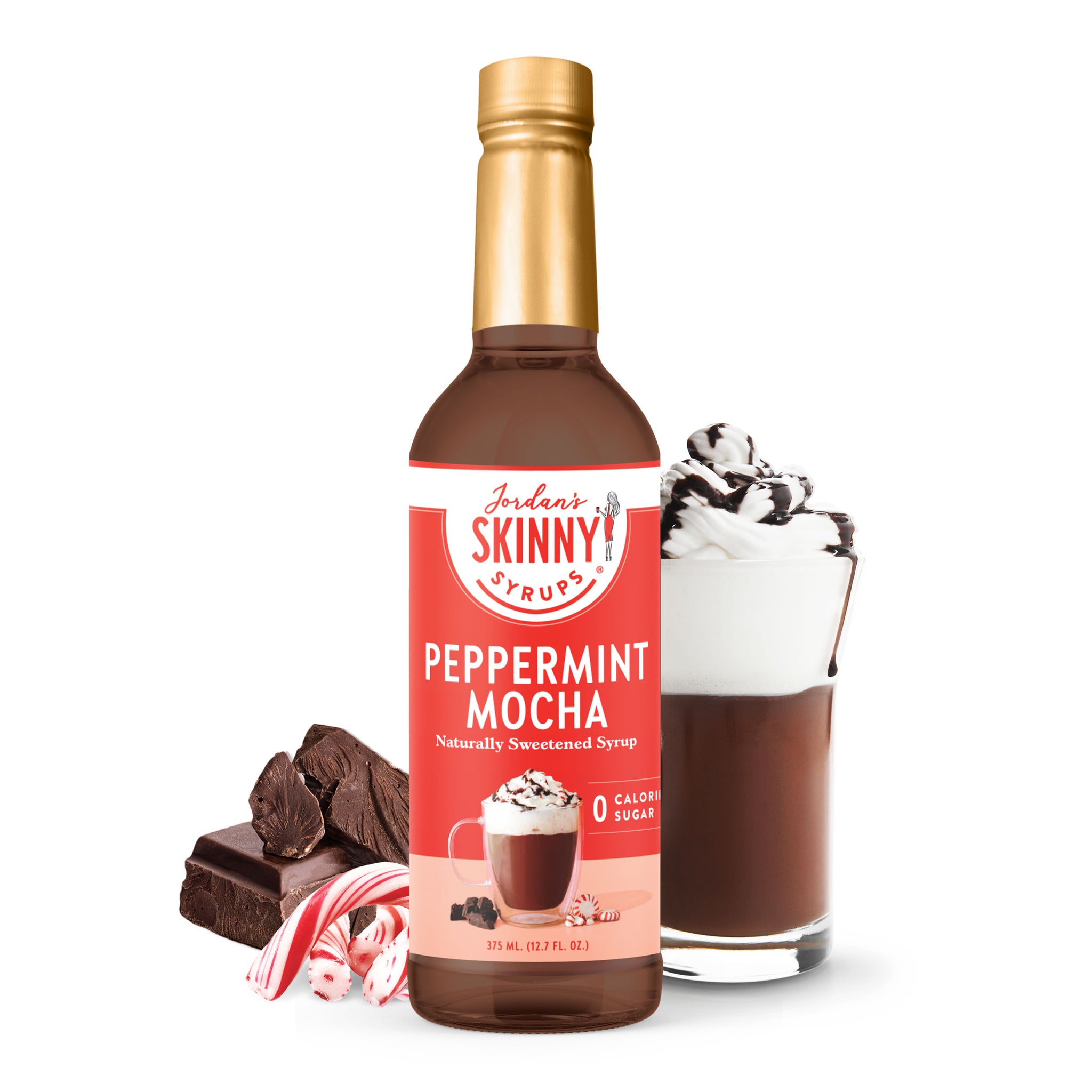 Naturally Sweetened Peppermint Mocha Syrup - 375ml