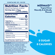 Sugar Free Mermaid Hydration Syrup with Electrolytes - 375 ml