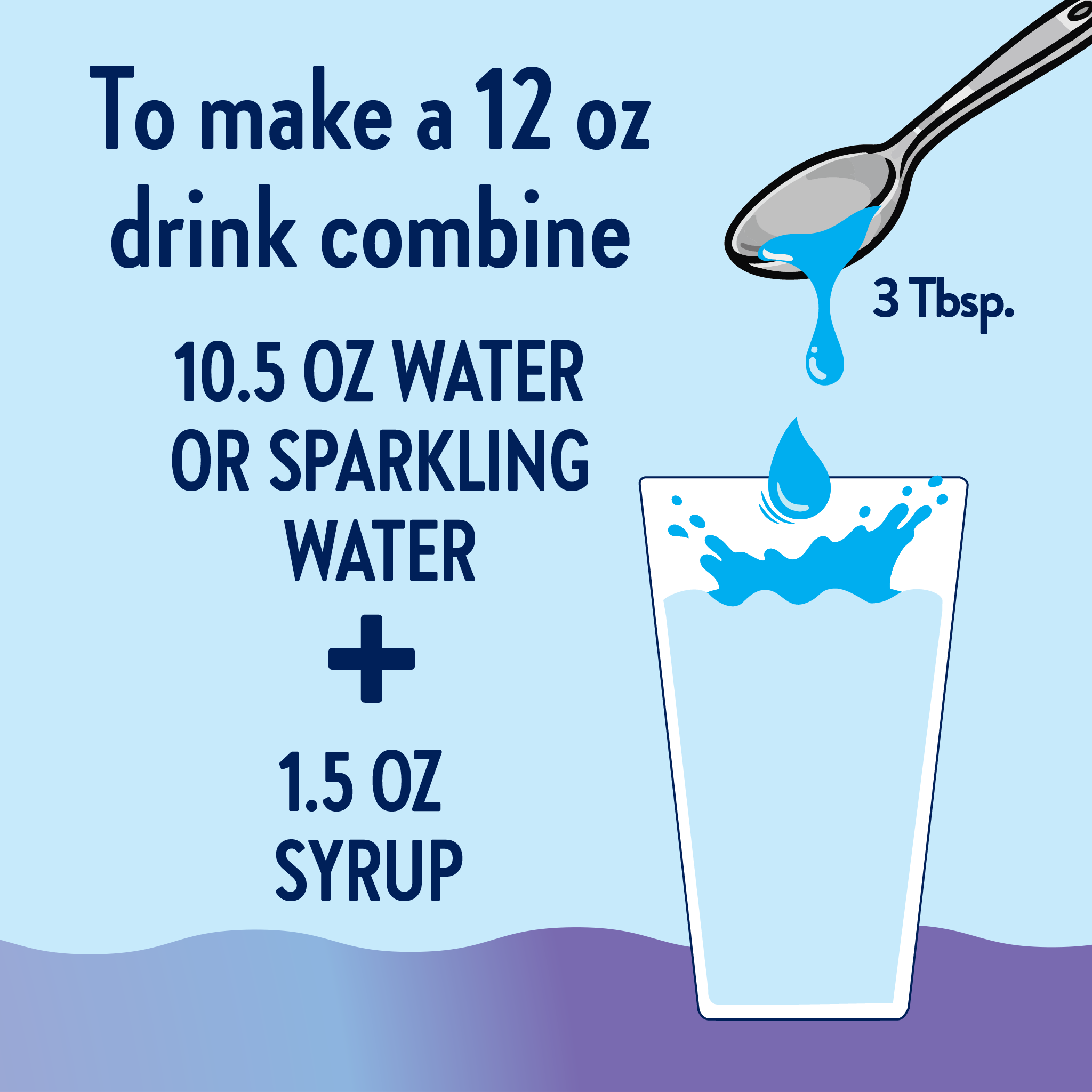 Sugar Free Mermaid Hydration Syrup with Electrolytes - 375 ml