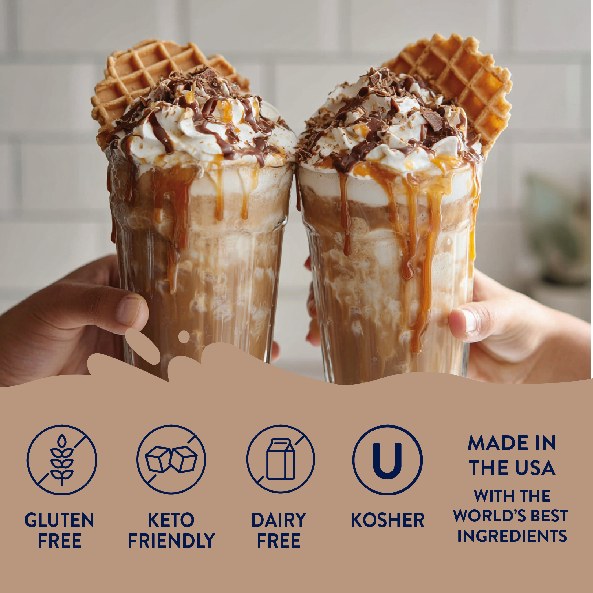 Sugar Free Caramel Fudge Waffle Cone Syrup