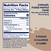 Sugar Free Caramel Fudge Waffle Cone Syrup
