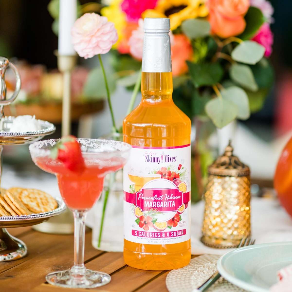 Passionfruit Hibiscus Margarita Mix - Skinny Mixes