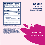Sugar Free Double Fudge Sauce