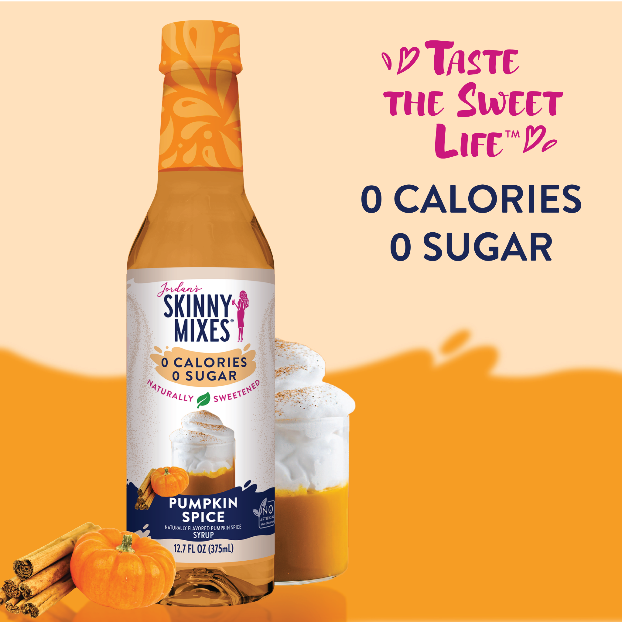 Naturally Sweetened Pumpkin Spice Syrup - 375ml