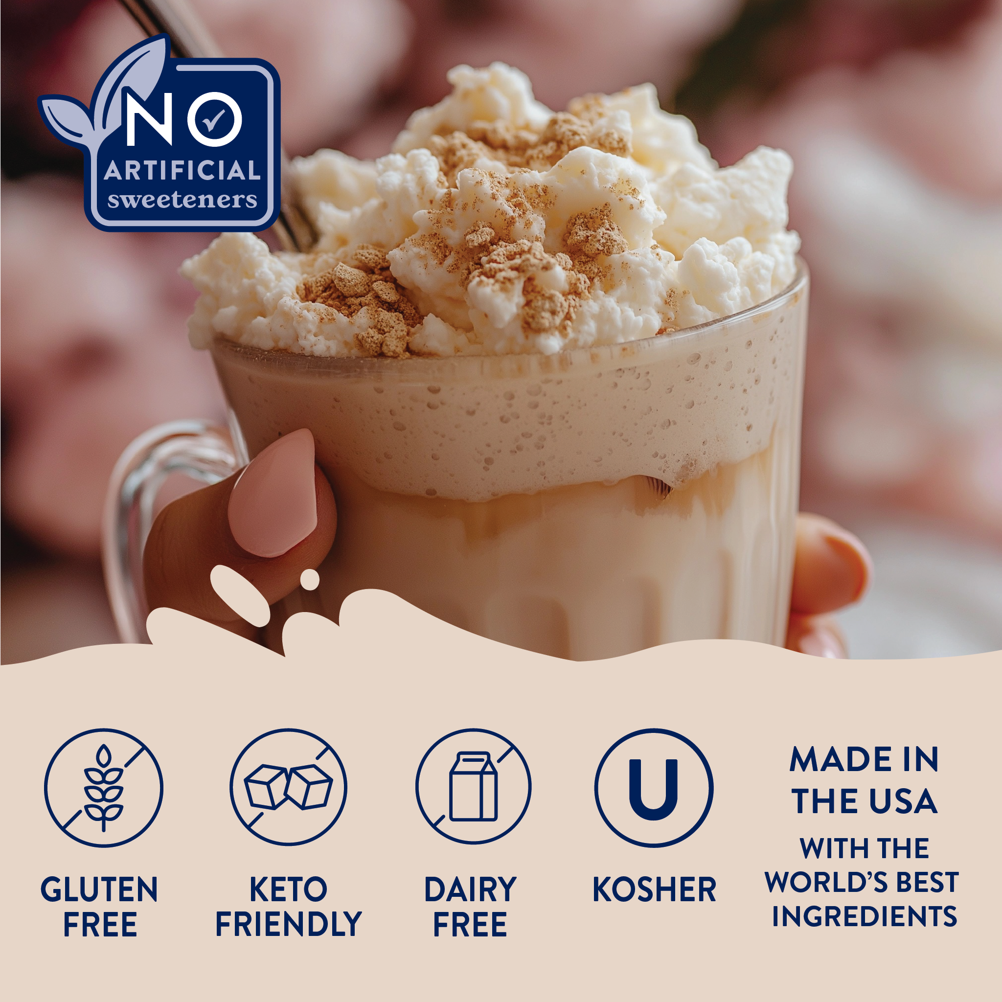 Naturally Sweetened White Chocolate Syrup