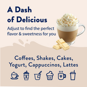 Naturally Sweetened White Chocolate Syrup