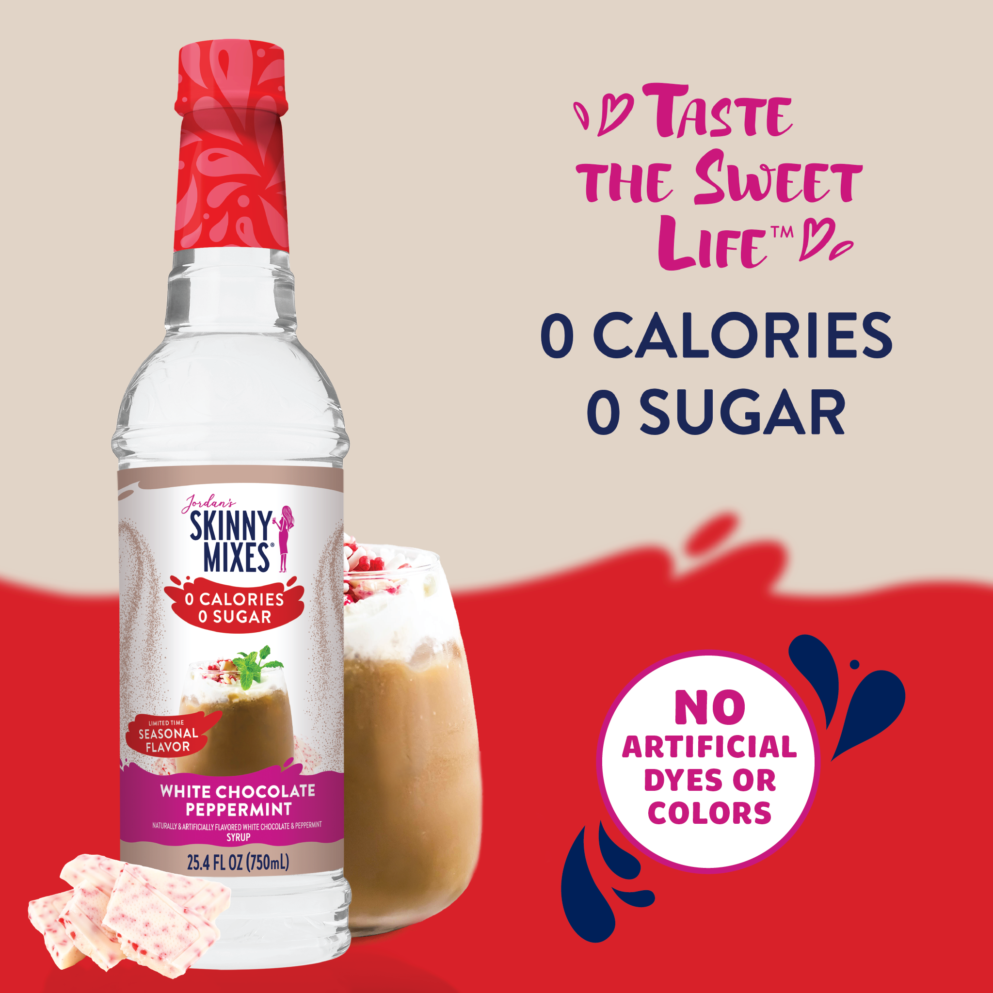Sugar Free White Chocolate Peppermint Syrup