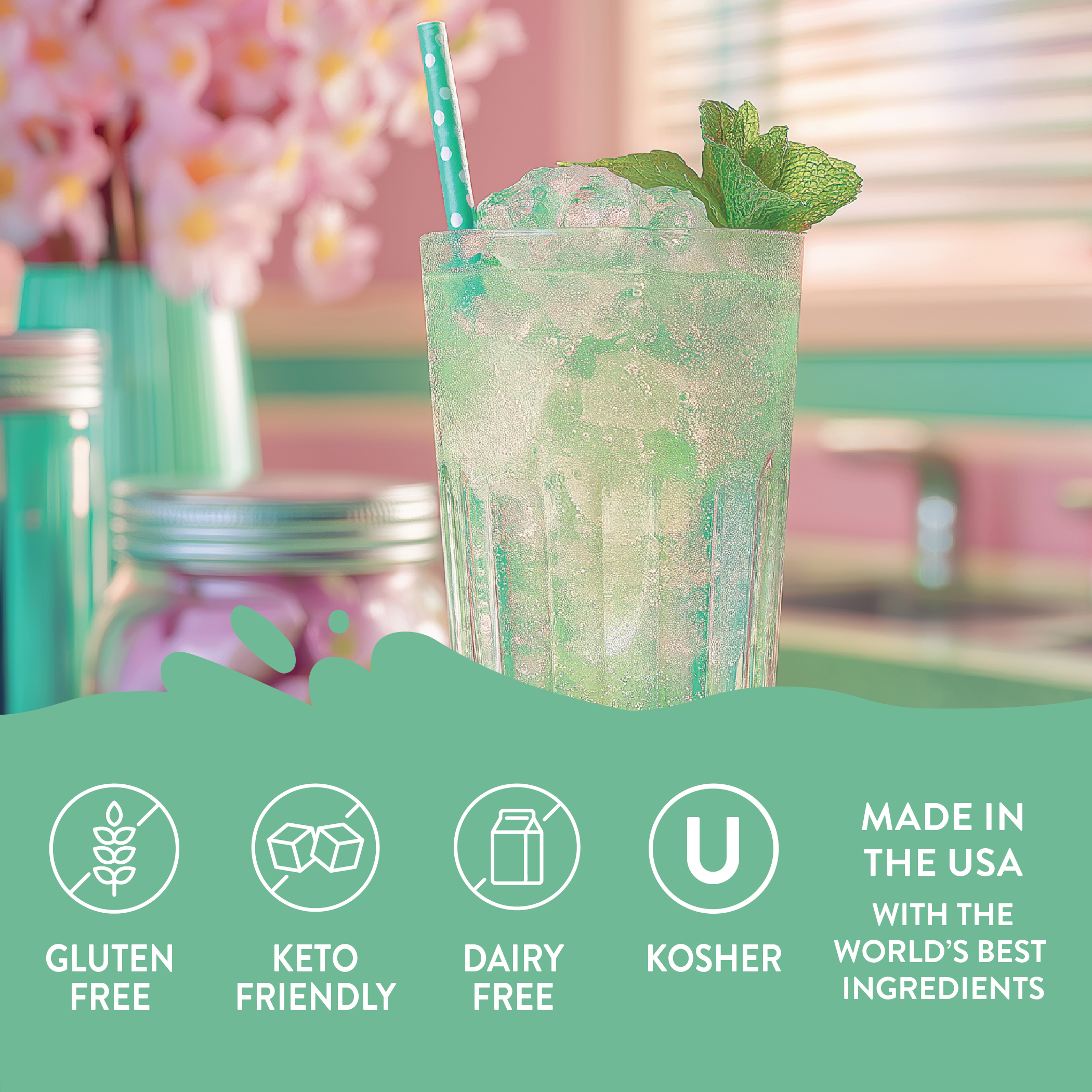 Dippin' Dots® Mint Chocolate Ice Cream Syrup