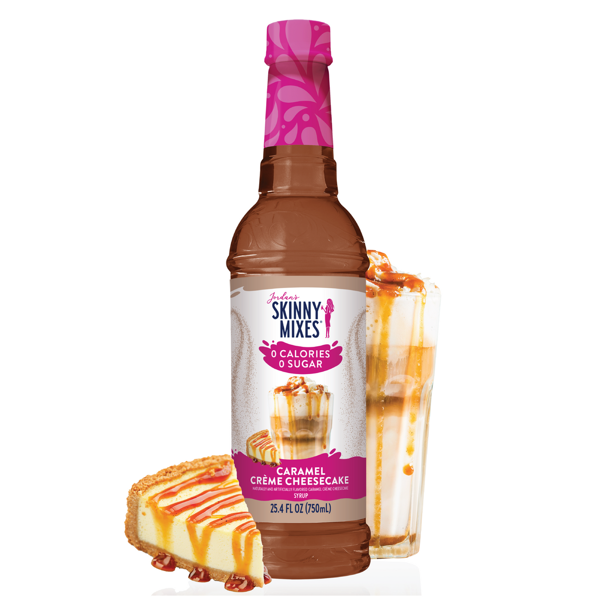 Skinny Mixes Sugar Free Caramel Creme Cheesecake Syrup
