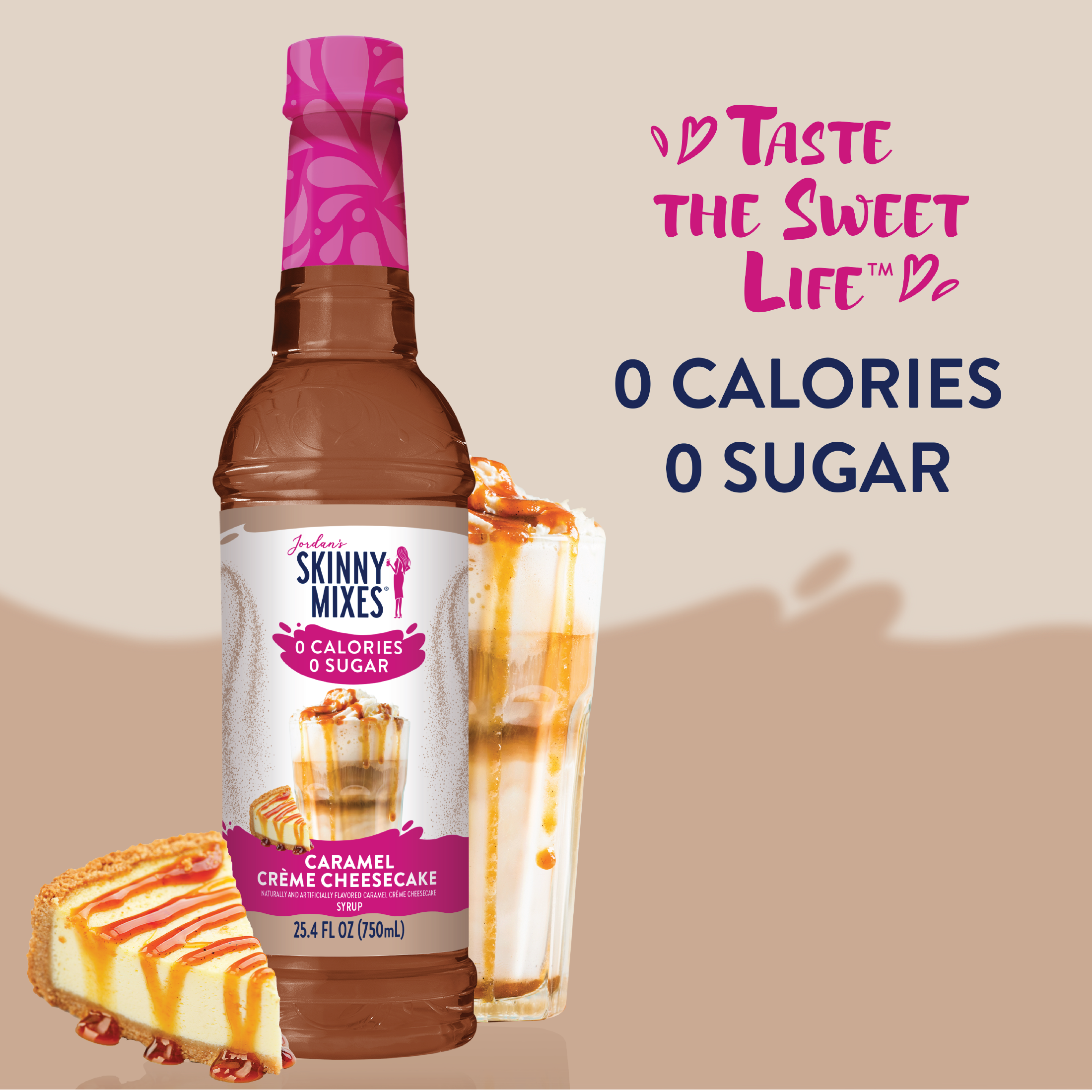 Sugar Free Caramel Creme Cheesecake Syrup